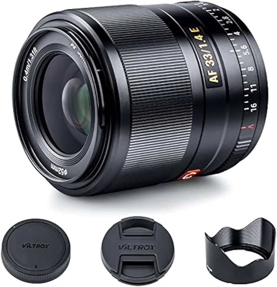 Amazon.com : VILTROX 33mm F1.4 f/1.4 Auto Focus Prime