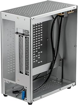 ミニITXPCケース＆SFX850W電源セット(ライザーケーブル＆ファン付き