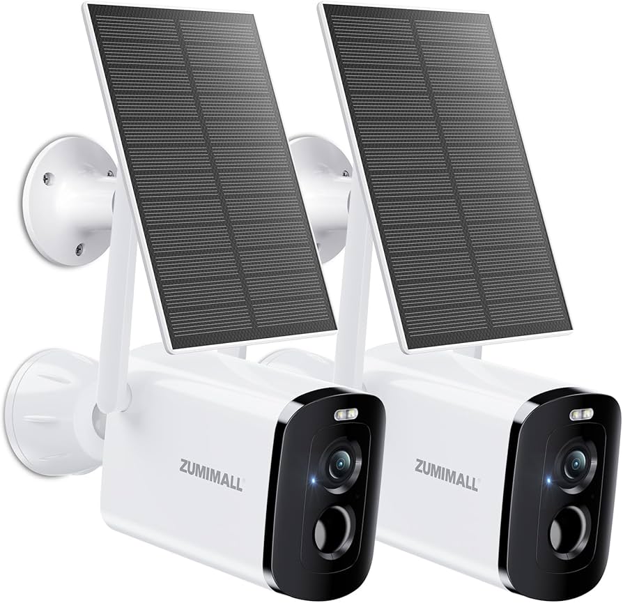 Amazon.com : ZUMIMALL Solar Security Cameras Wireless Outdoor - 2