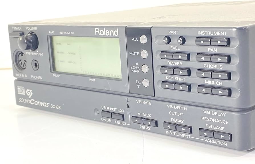 Amazon.com: Roland SC-88 Sound Canvas Sound Module : Musical