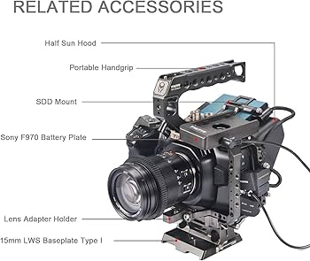 Amazon.com : Tilta Full Camera Cage Compatible with BMPCC 4K/6K
