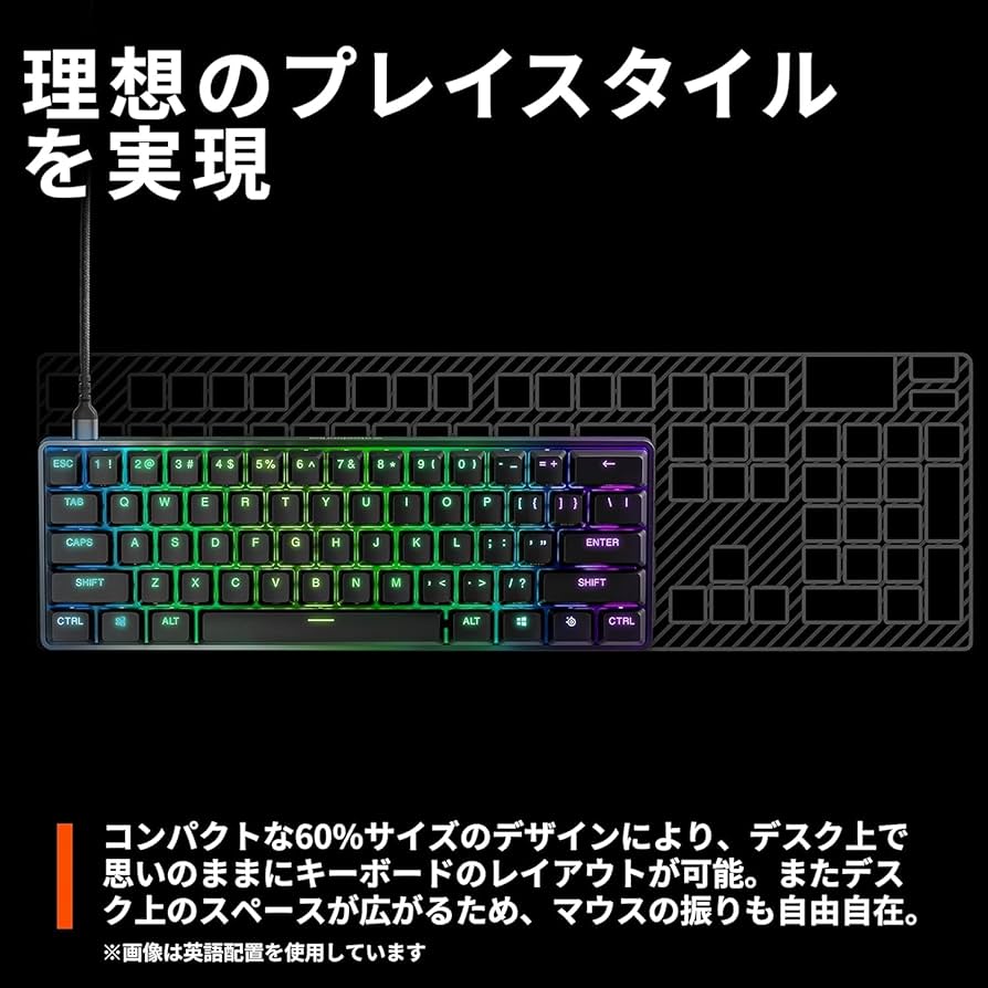 Amazon.co.jp: (並行輸入品)SteelSeries ゲーミングキーボード ミニ