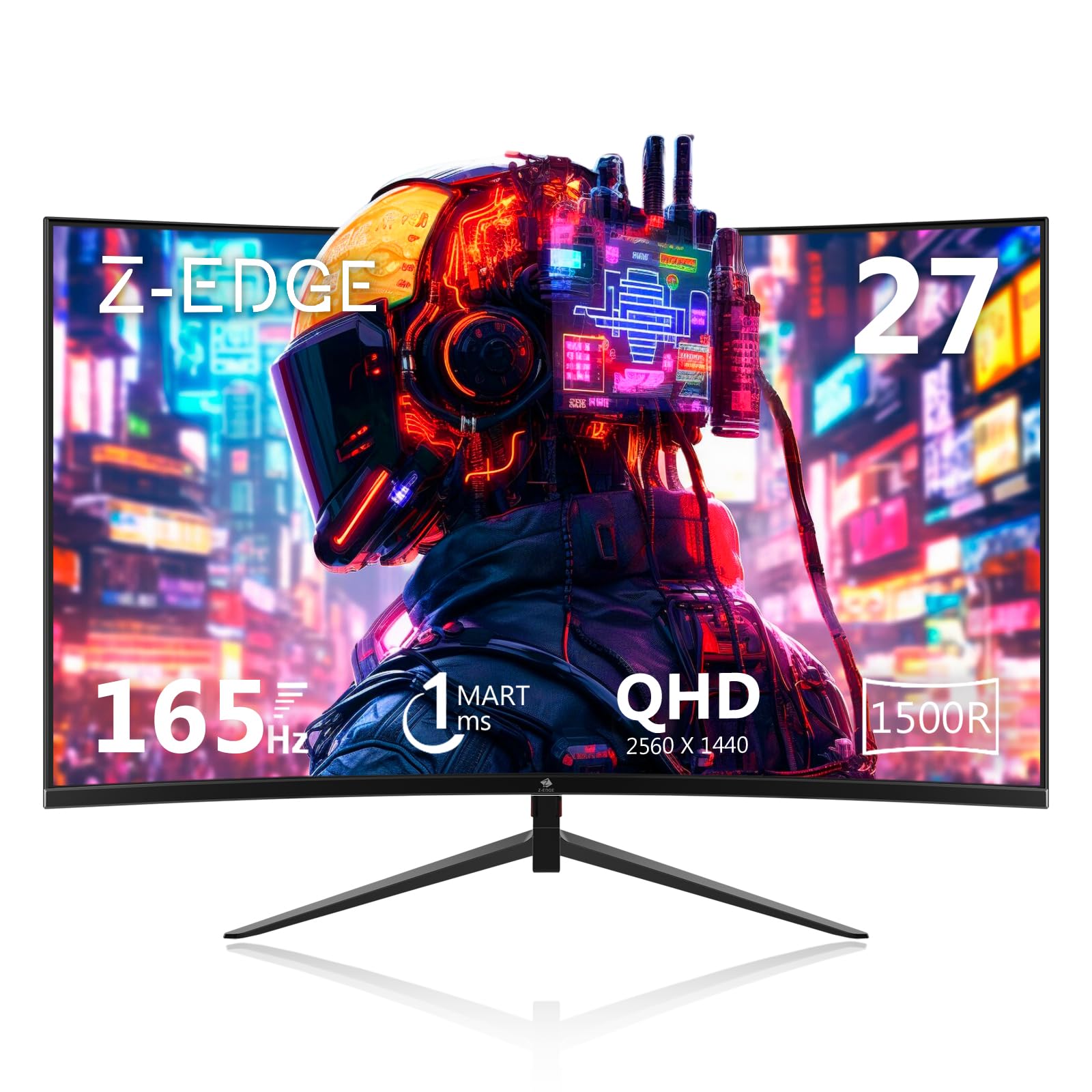 Amazon.co.jp: Z Z-Edge 湾曲ゲーミングモニター 165Hz 2K 27インチ