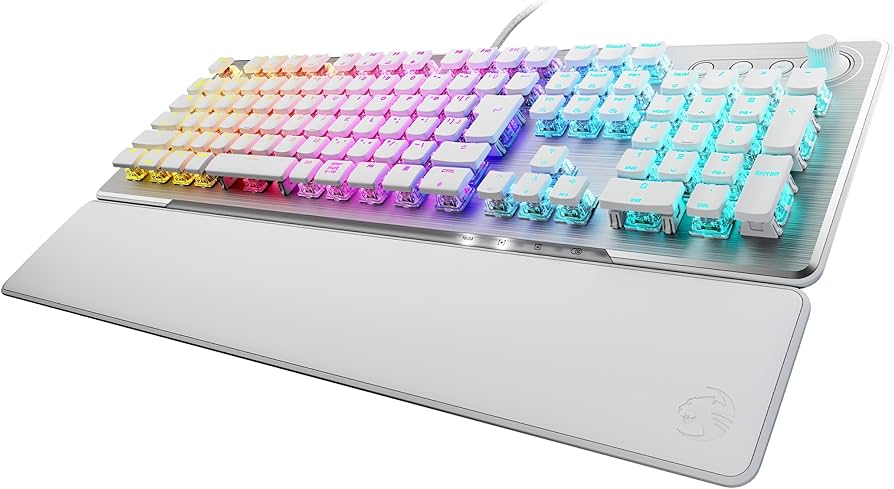 Amazon.co.jp: ROCCAT Vulcan II Gaming Keyboard, White/White, JP