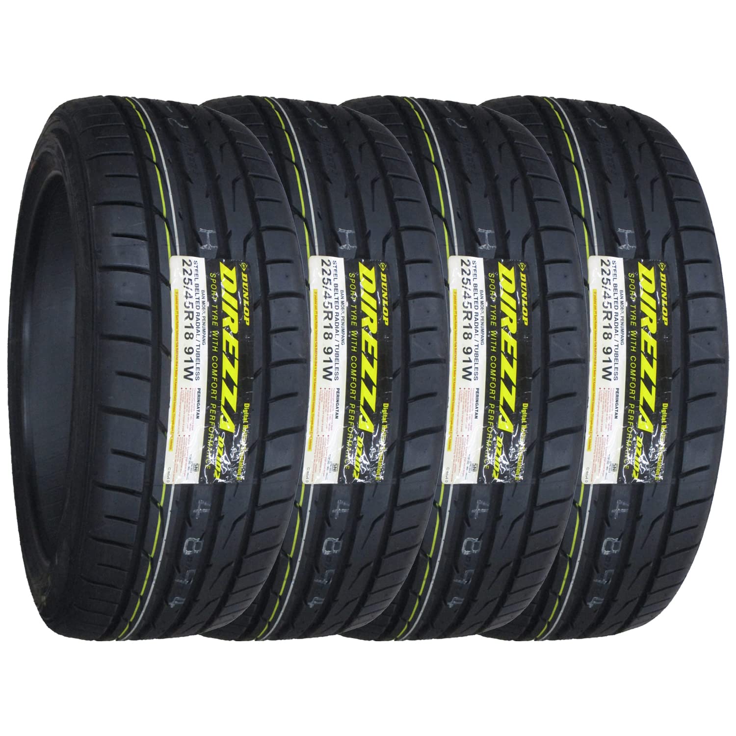 Amazon.co.jp: ダンロップ(DUNLOP) サマータイヤ DIREZZA DZ102 225