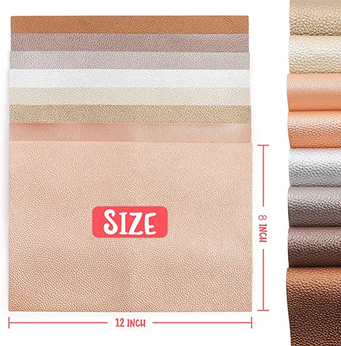 Amazon.com: LOTOFUN Shiny Pearl Faux Leather Sheets: Soft Pearl