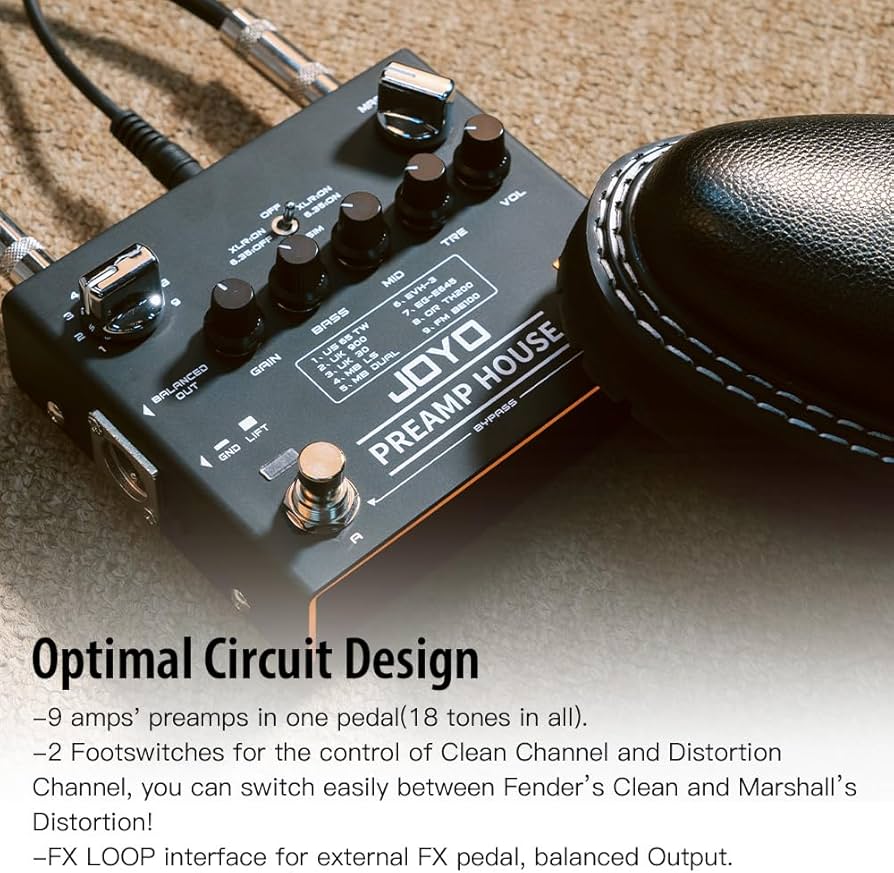 Amazon.com: JOYO - Pedal simulador de cabina de doble canal con
