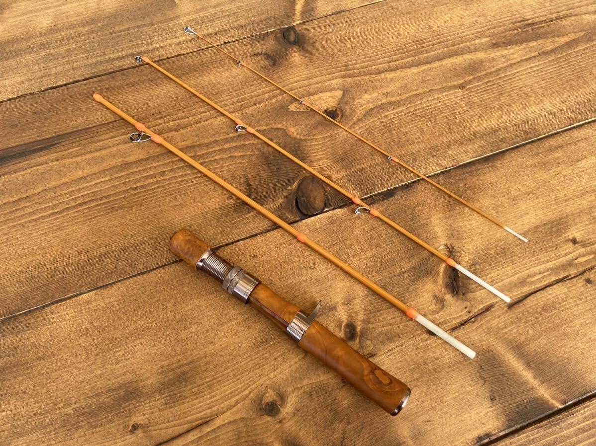 4ft11inch トラウトロッド ベイトロッド テレスコロッド ウッド