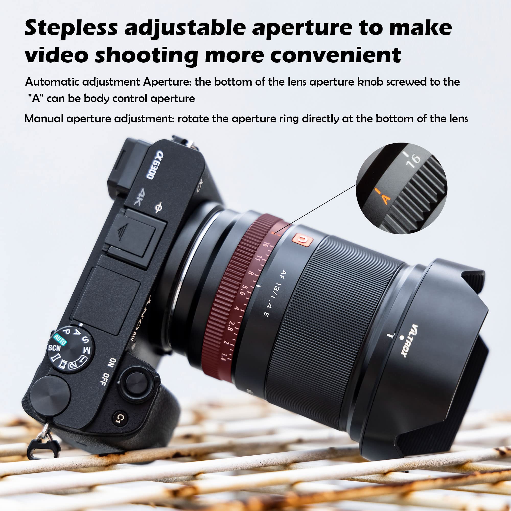 Amazon.com : Viltrox AF 13mm F1.4 APS-C Lens for Sony E-Mount