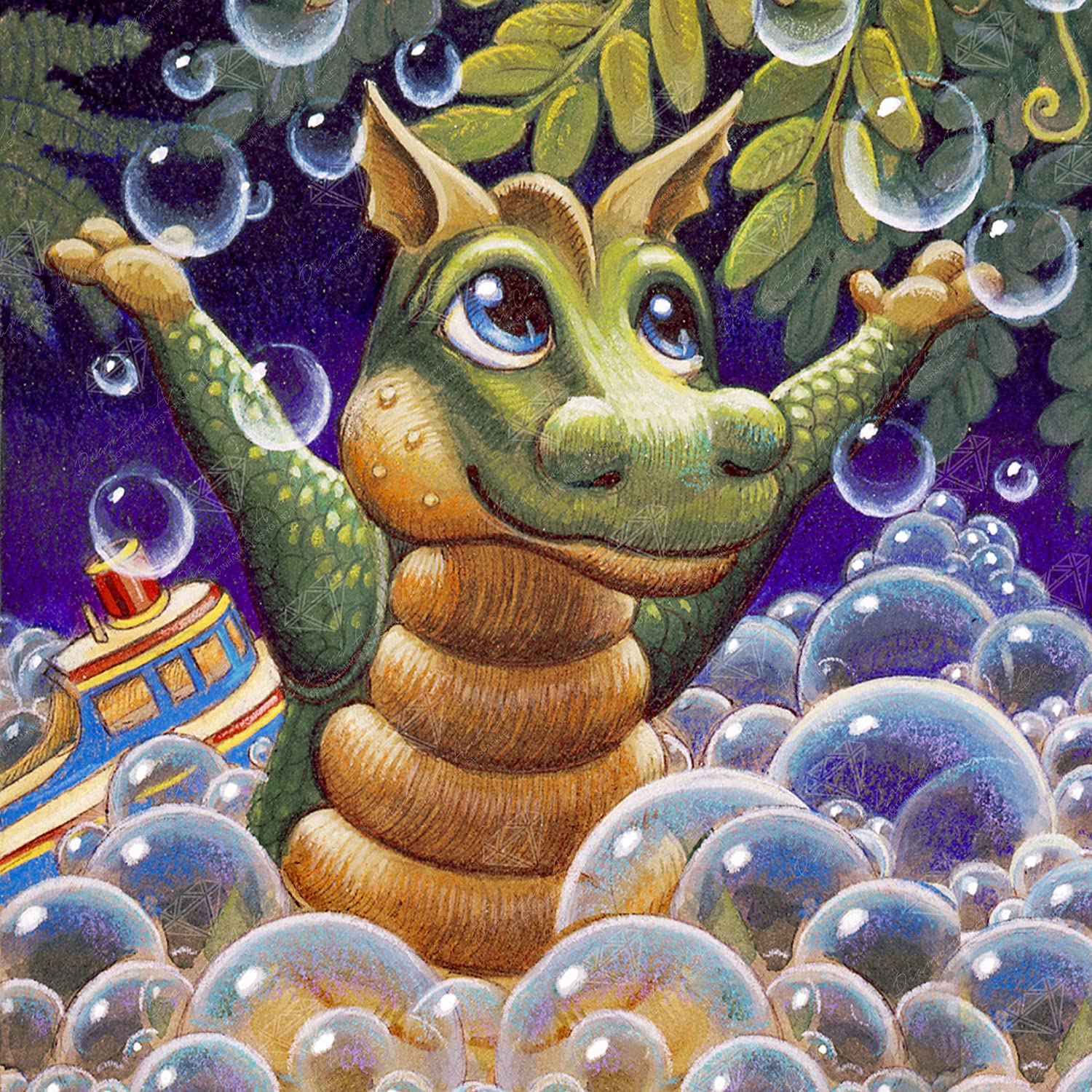 Amazon.com: DIAMOND ART CLUB Bubbles - Spangler Diamond Painting