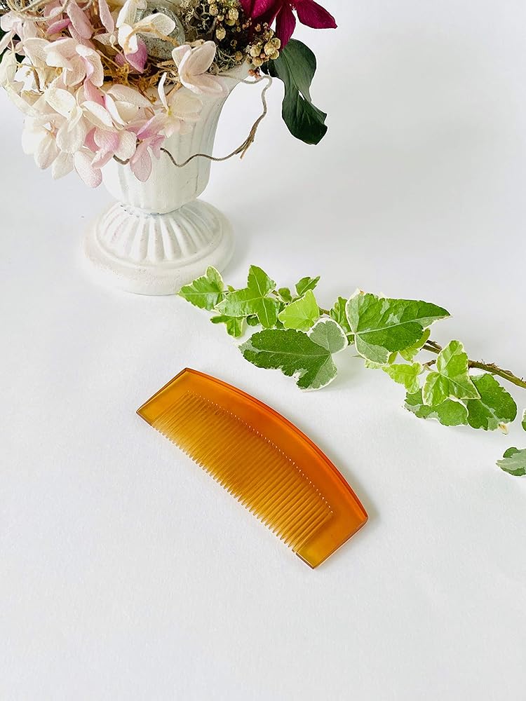 Amazon | ［べっ甲本舗］ 白べっこう櫛 AZ-0001 | 和装小物 通販