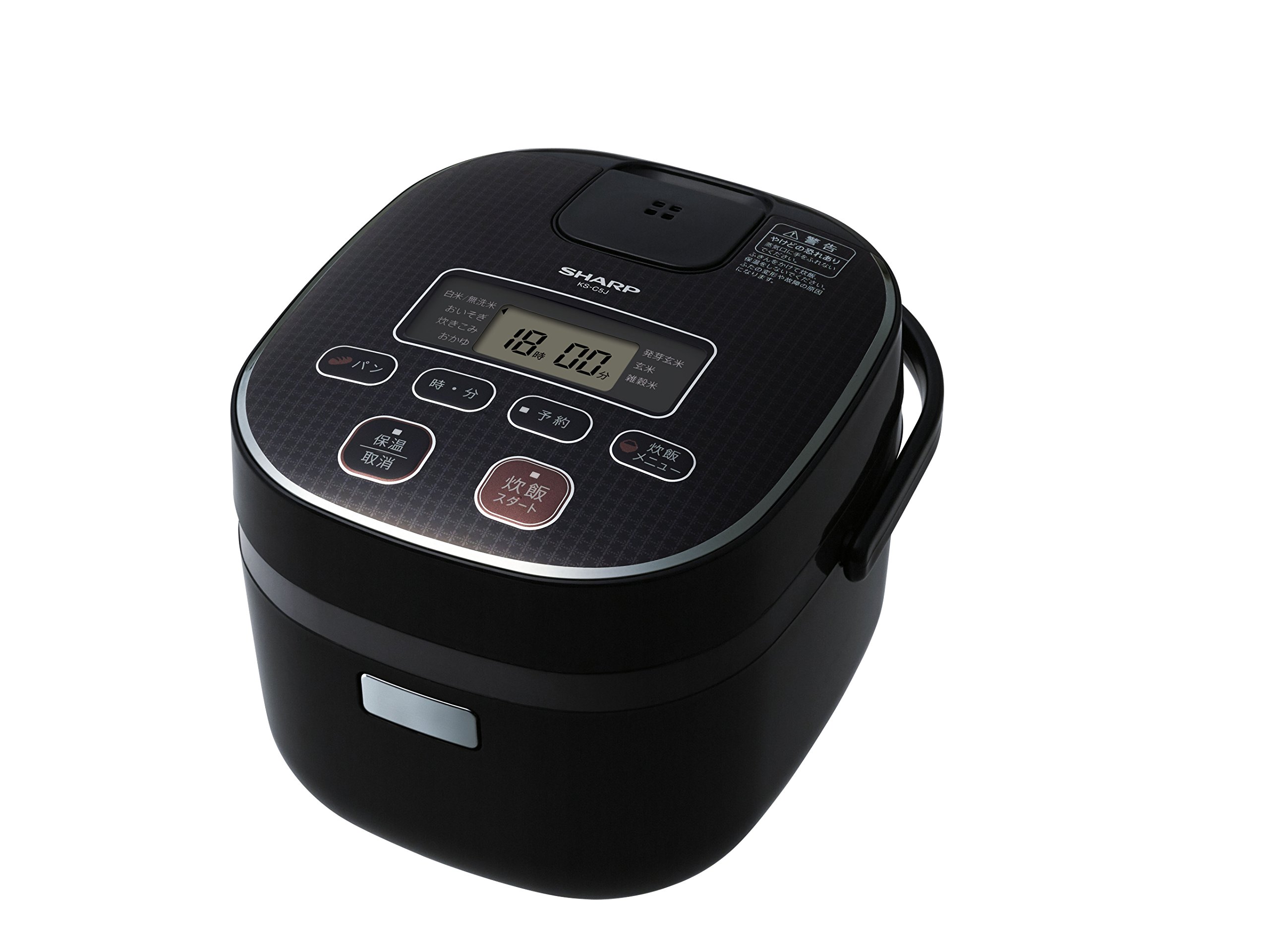 Amazon.co.jp: シャープ ジャー炊飯器 0.5合タイプ ブラック KS-C5J-B