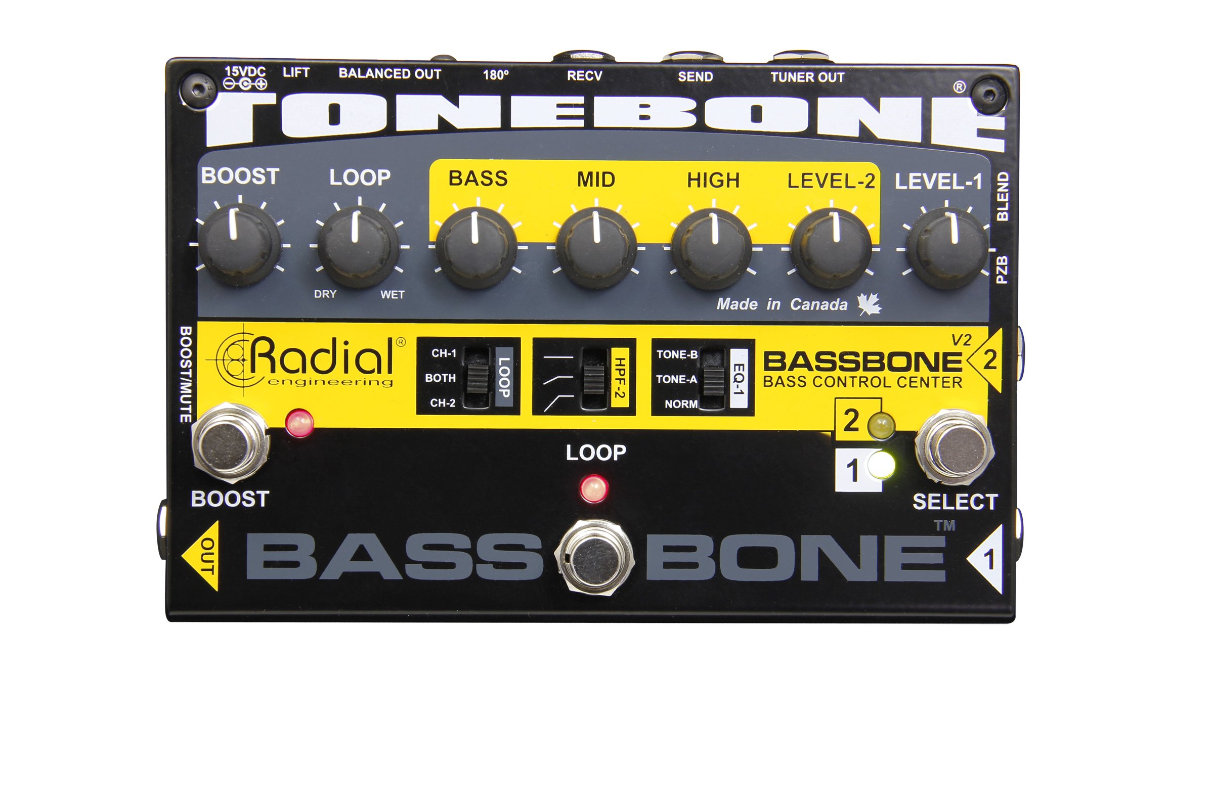 Amazon | Radial Bassbone V2 ベース用プリアンプ＆DIボックス