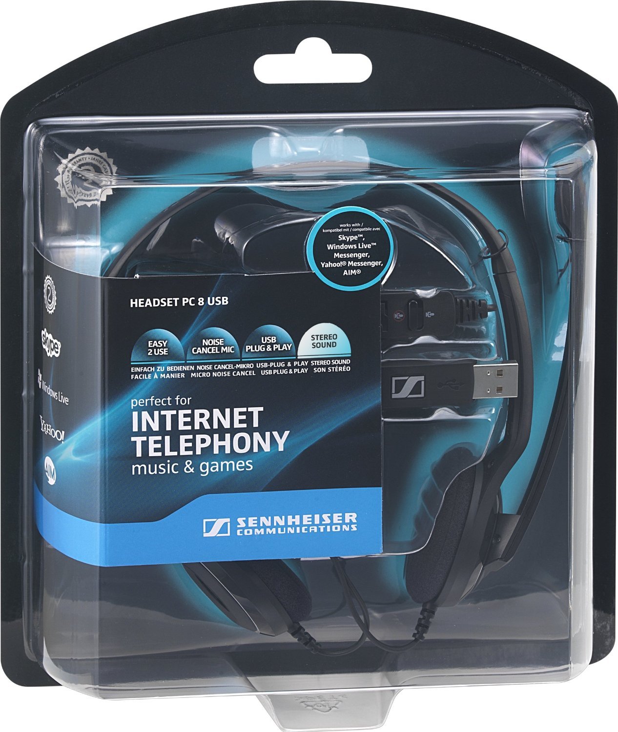 Amazon.co.jp: ゼンハイザー 有線 PC用ヘッドセット USB接続 PC8 USB