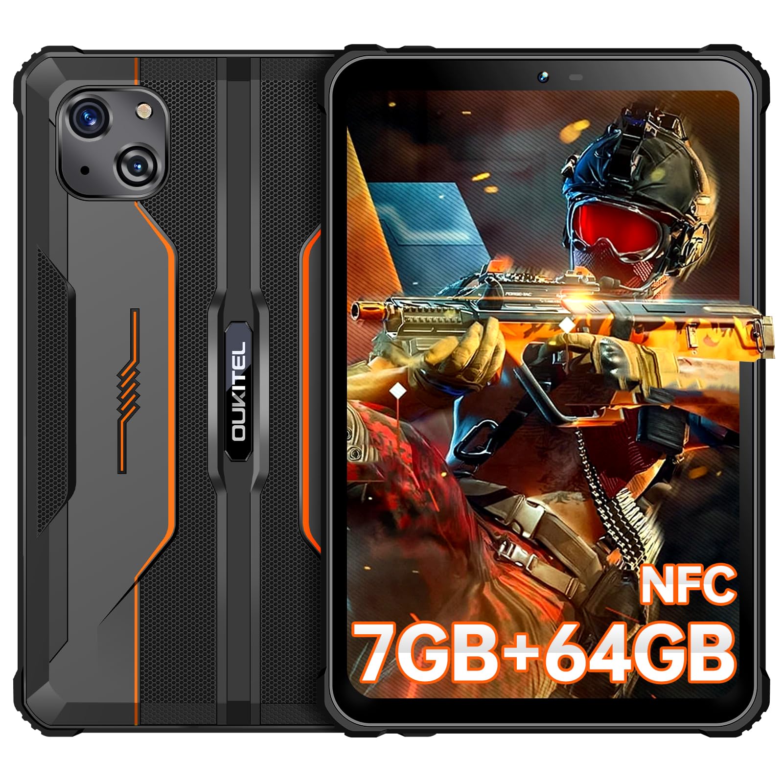 Amazon.co.jp: OUKITEL RT3 Android13 防水タブレット 8インチ高精細