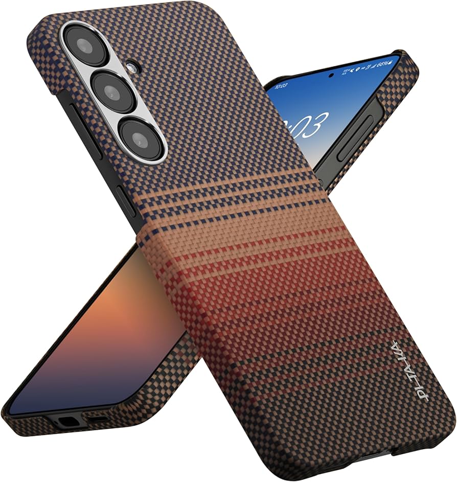 Amazon.co.jp: 「PITAKA」Galaxy S25 ケース MagSafe対応 アラミド繊維