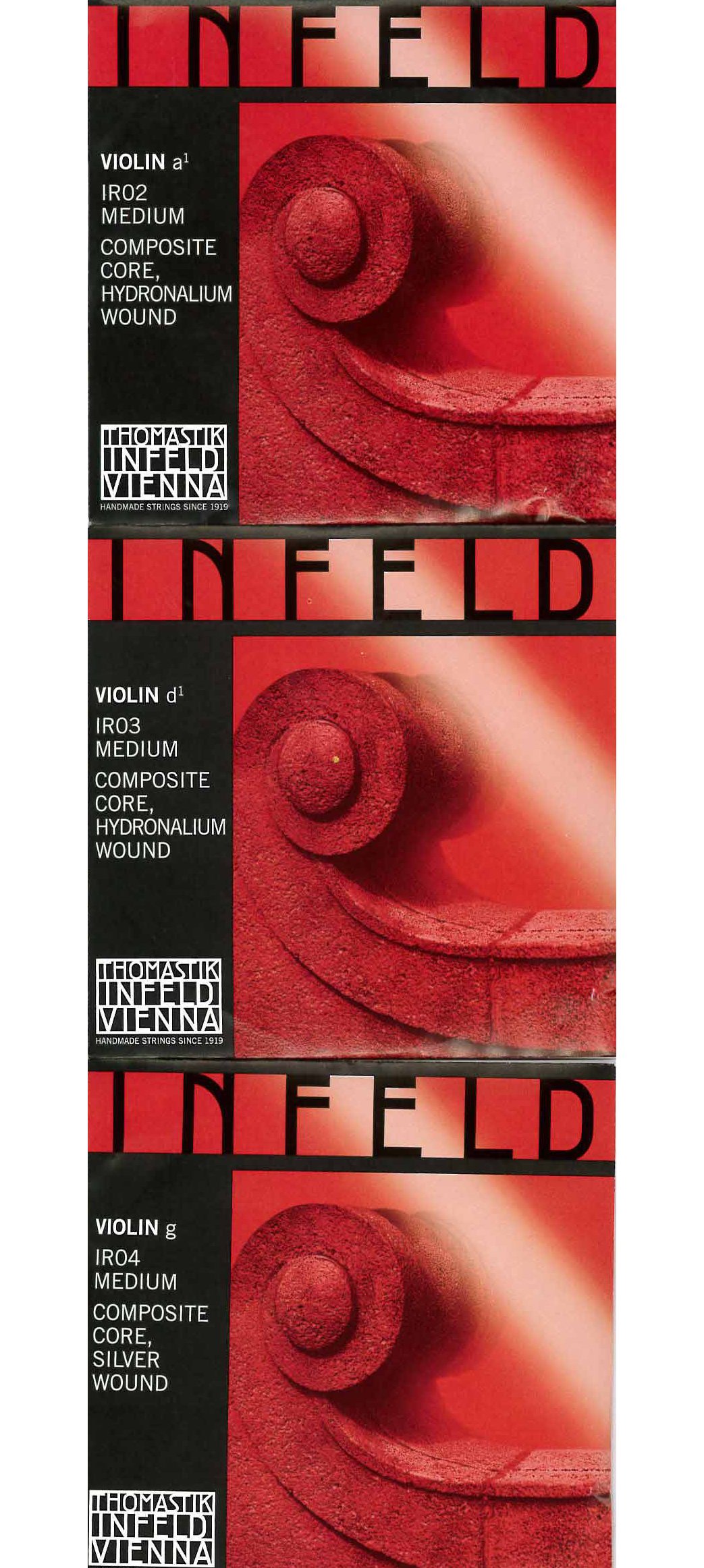 Amazon.co.jp: THOMASTIK INFELD RED 4/4バイオリン弦 A・D・Gセット