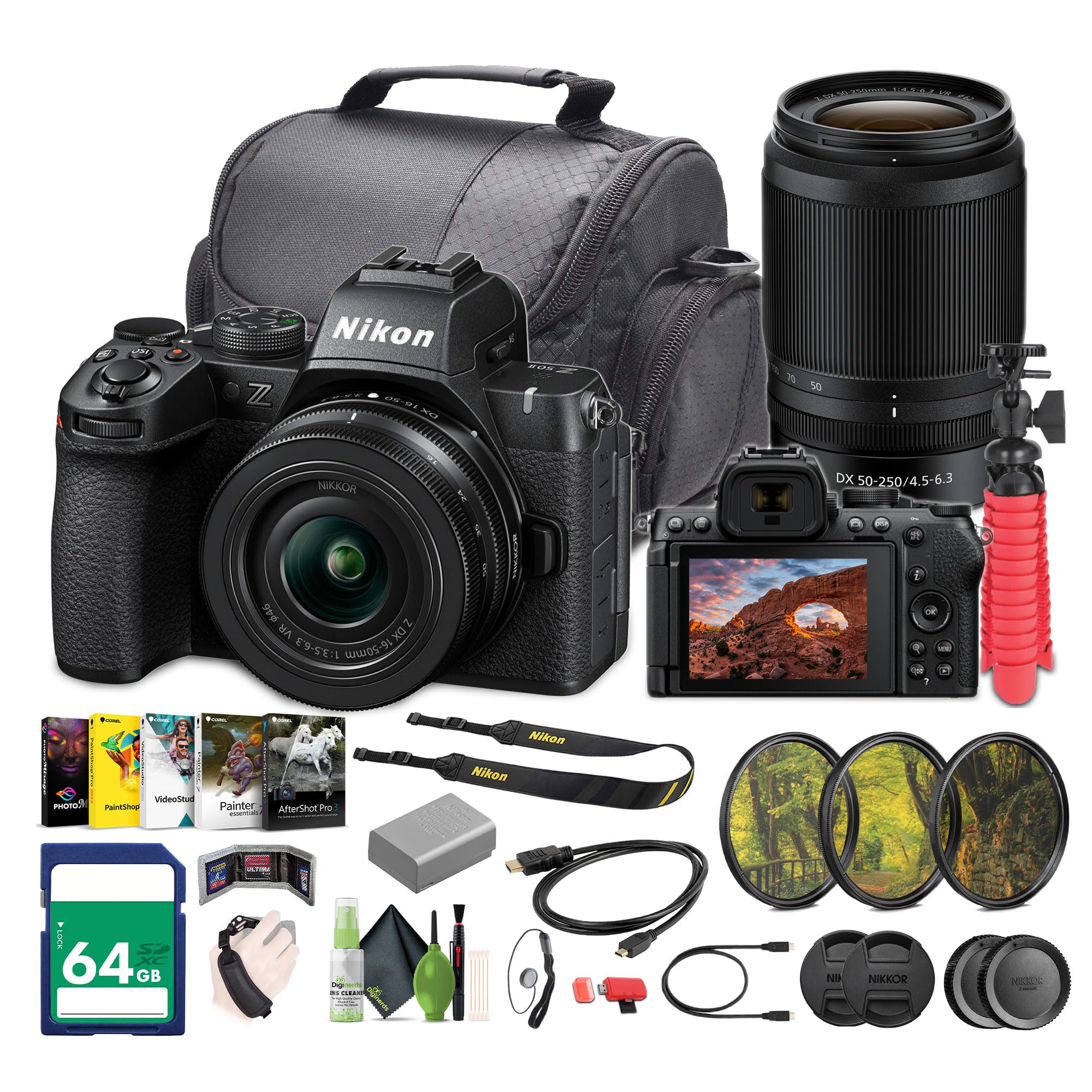 Amazon.com : Nikon Z50II Mirrorless Digital Camera with NIKKOR Z