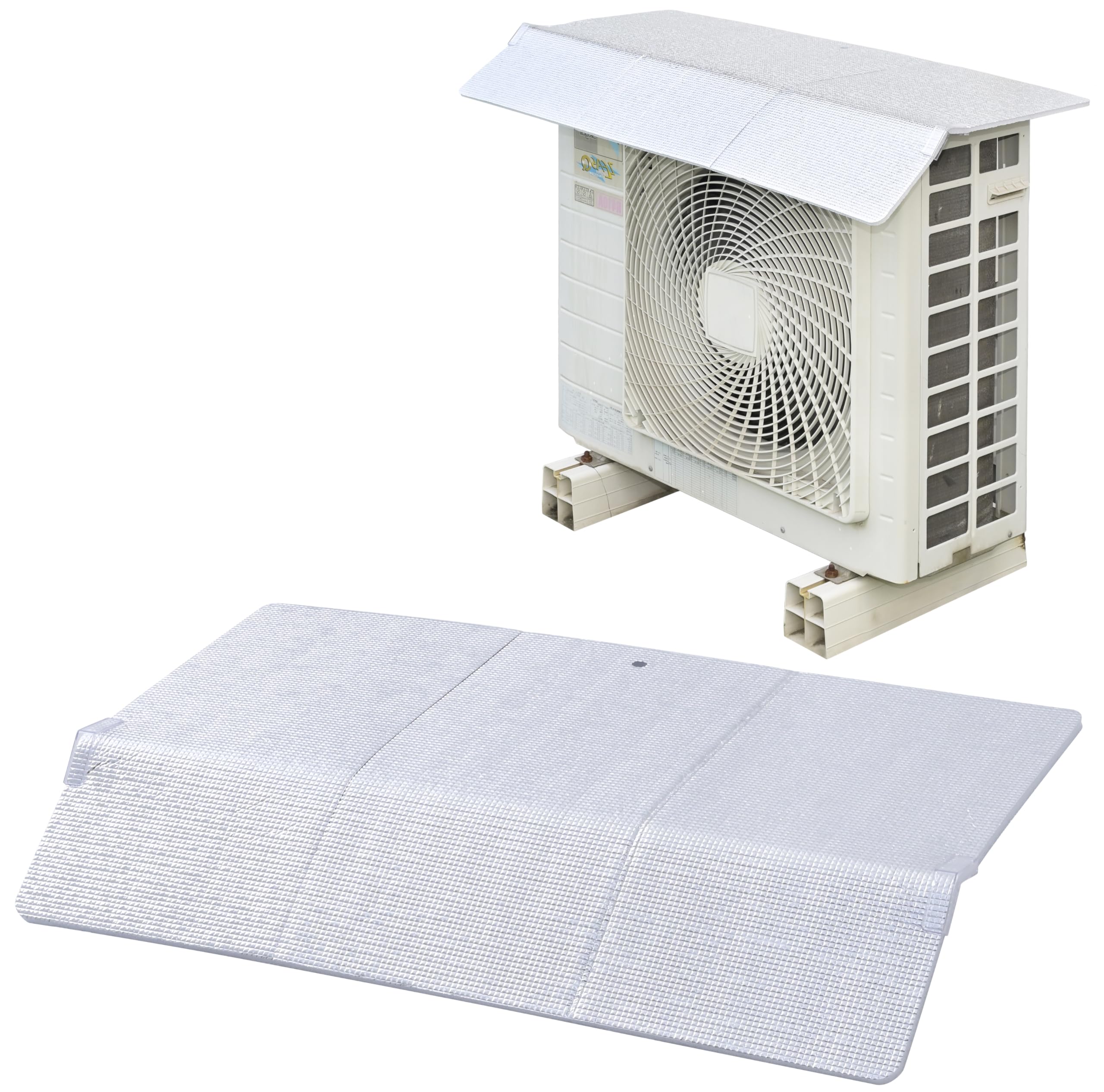 Amazon | 山善(YAMAZEN) アルミエアコンガード 室外機カバー ワイド