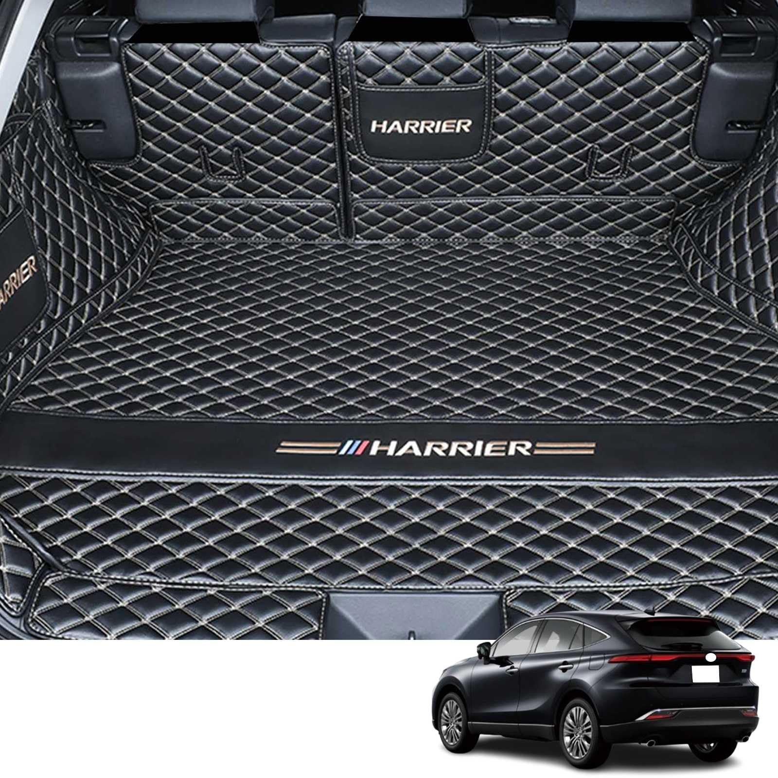 Amazon | に適合する トヨタ 新型ハリアー 80系 ラゲージマット