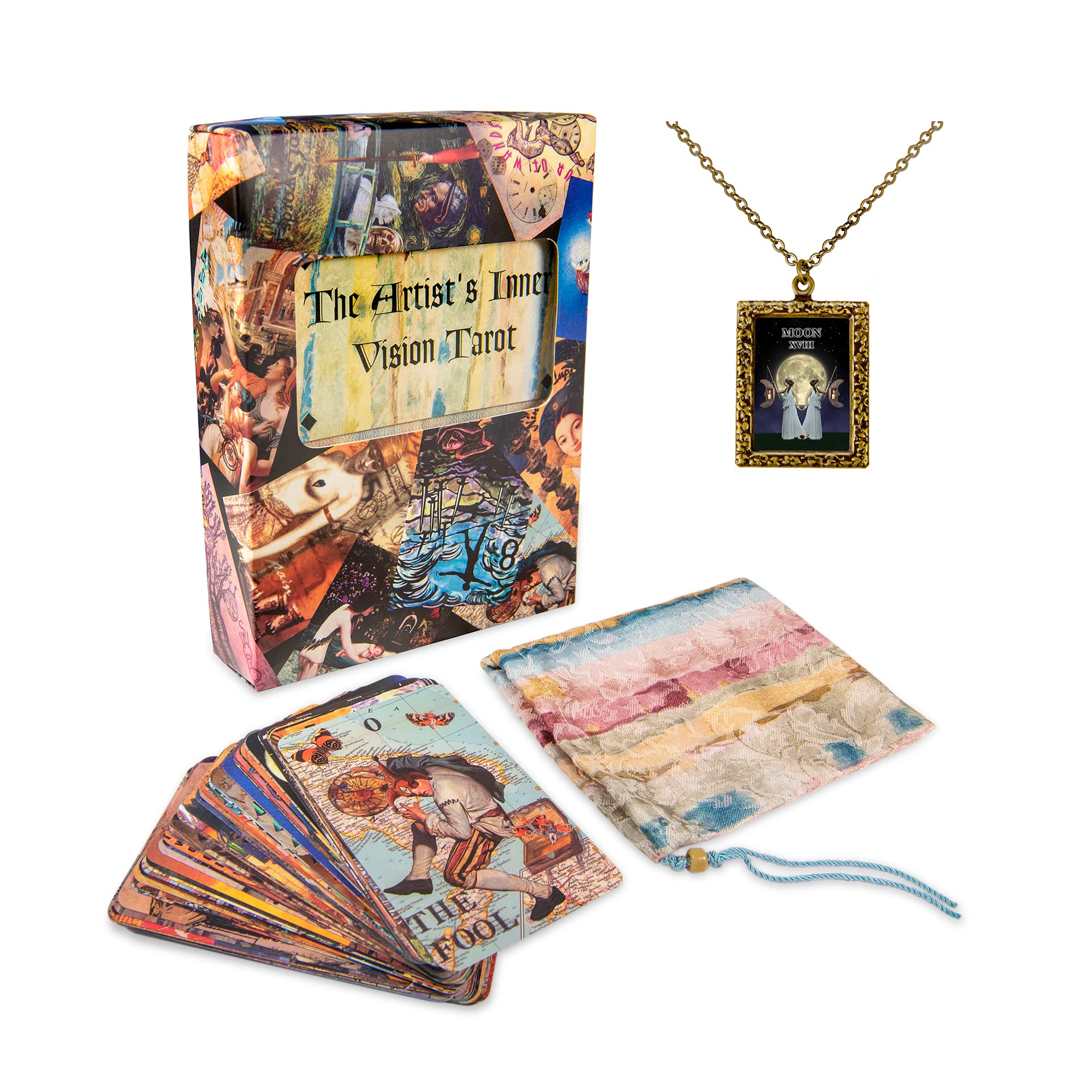Amazon.com: NoMonet Collaborative Tarot Deck & Book Set, Artist's