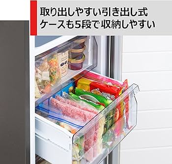 Amazon.co.jp: TOSHIBA(東芝) 冷凍庫 幅47.9㎝ 135L GF-W14HS(HT) 1