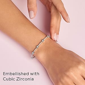 Amazon.com: PANDORA Celestial Stars Bracelet - Gift for Her