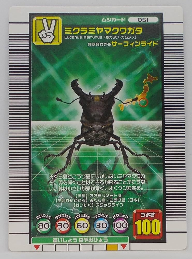 Amazon.co.jp: 【051-2005 セカンド】ミクラミヤマクワガタ／甲虫王者