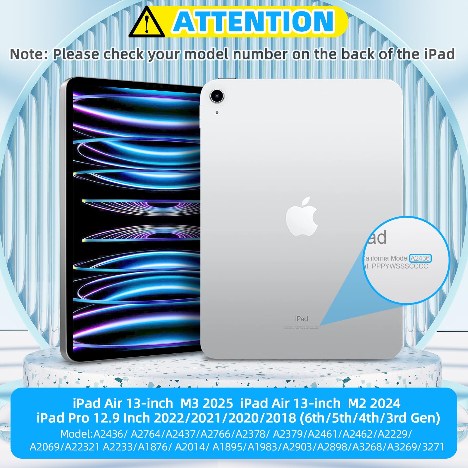 Amazon.com: Bettdow Magnetic Keyboard for iPad Air 13 inch M3 2025