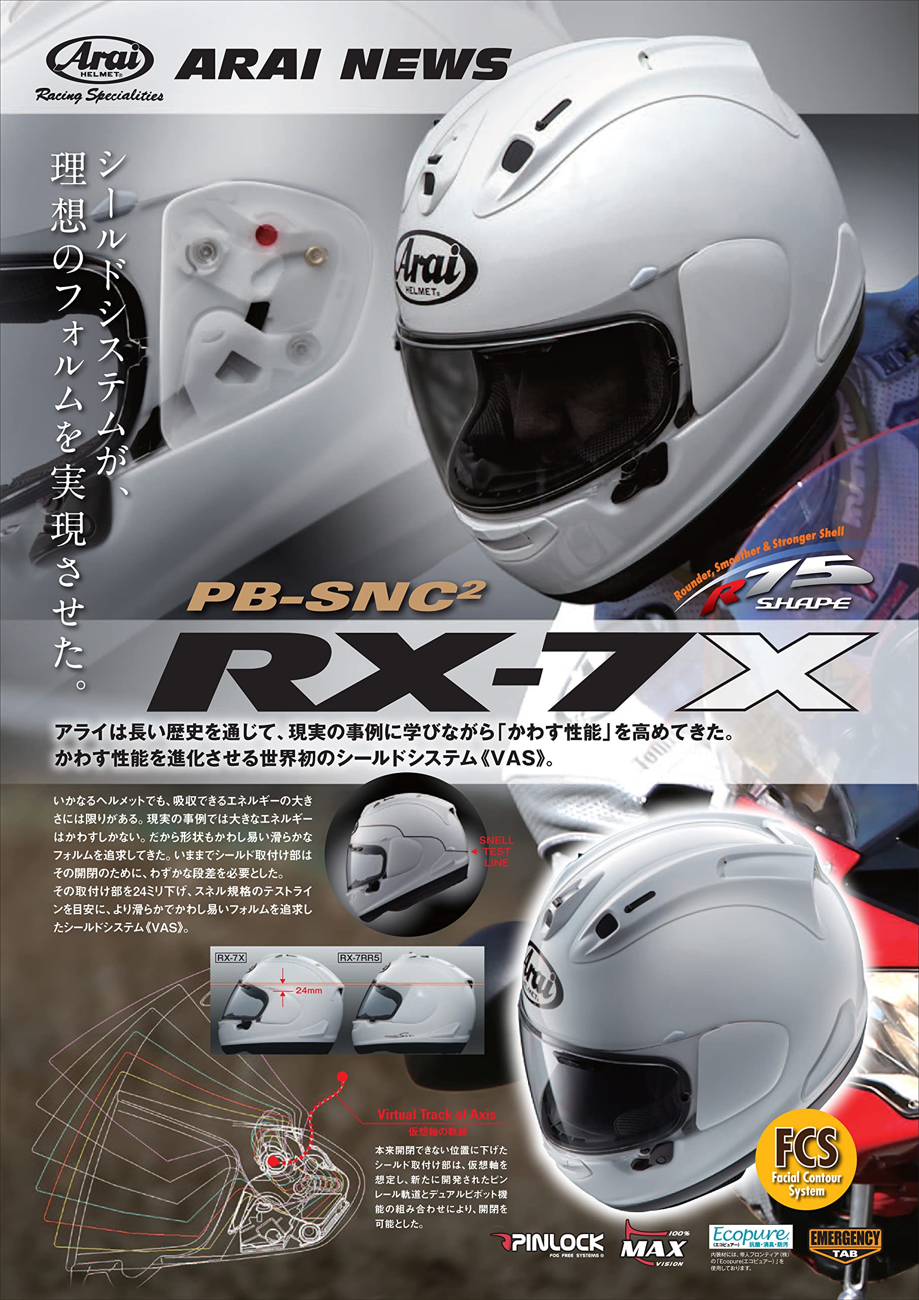 Amazon | アライ(Arai) バイクヘルメット フルフェイス RX-7X フラット