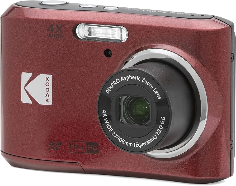 Amazon.com : Kodak PIXPRO Friendly Zoom FZ45-RD 16MP Digital