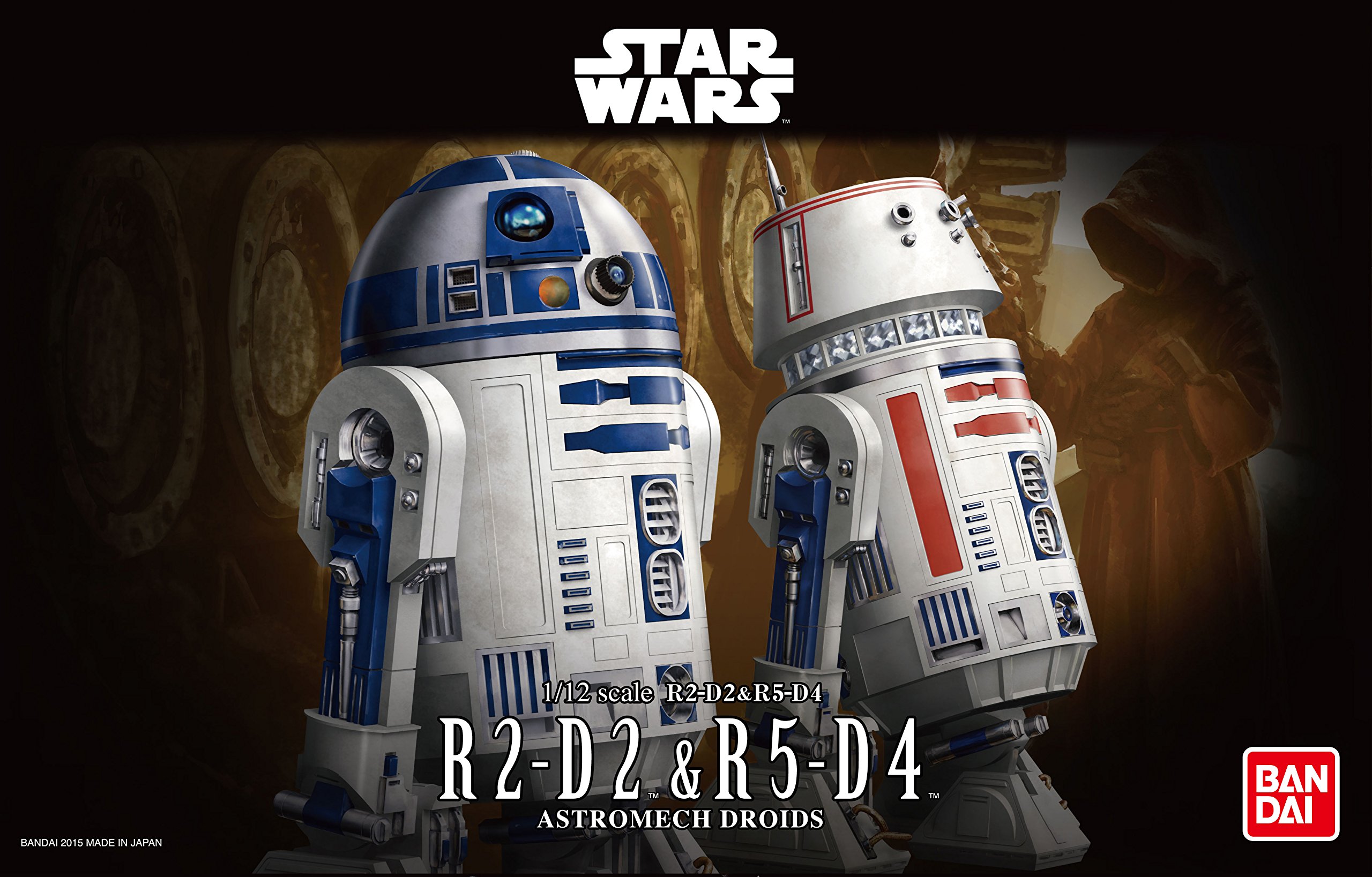 Amazon | スター・ウォーズ R2-D2 & R5-D4 1/12スケール プラモデル