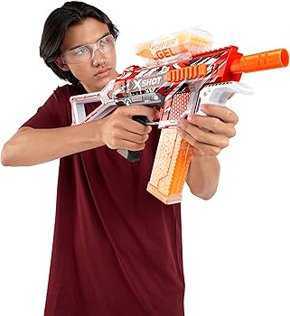 Amazon.com: XSHOT Hyper Gel Trace Fire Blaster, Semi and Fully