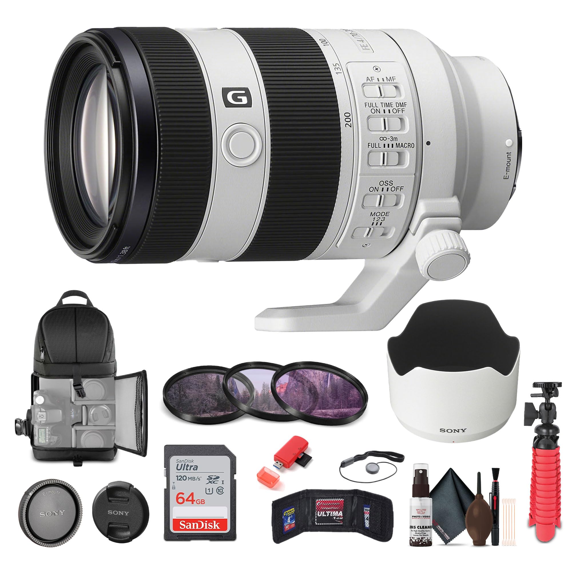 Amazon.com : Sony FE 70-200mm f/4 Macro G OSS II Full-Frame