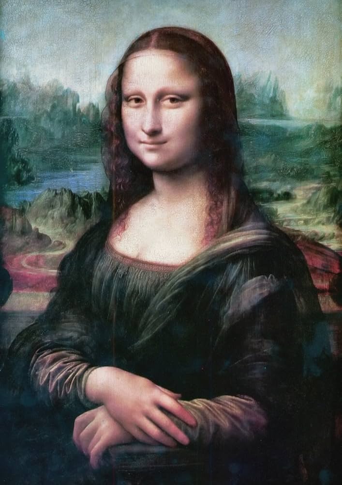 Amazon.co.jp: 絵画風 壁紙ポスター （はがせるシール式） モナリザ