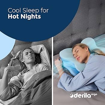 Amazon.com: Derila Ergo Pillowcase Cervical Neck Pillow for