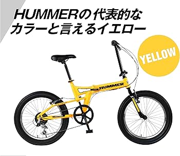Amazon | HUMMER(ハマー) FDB206FAT-BIKE イエロー 20インチ 極太3.0