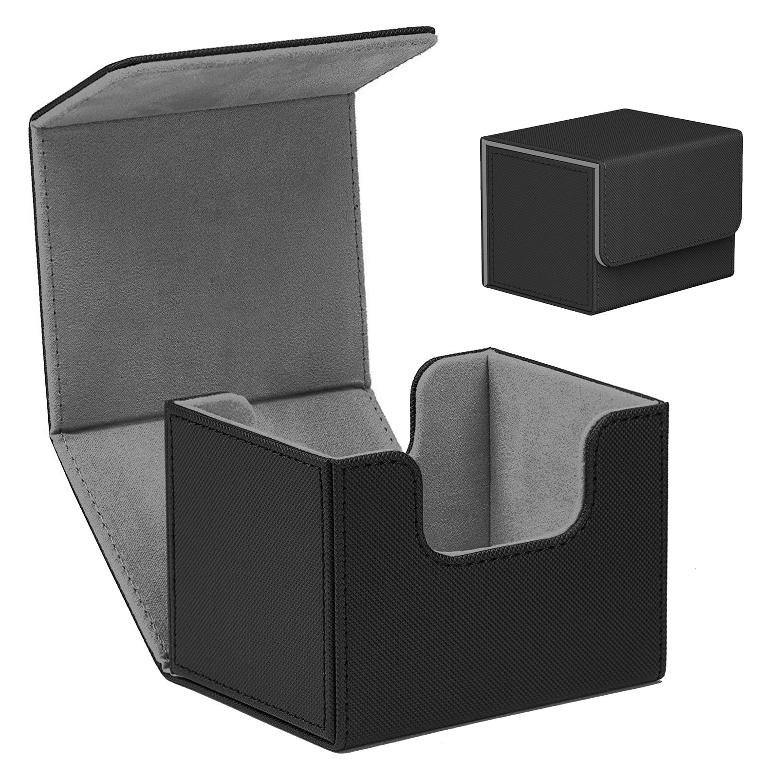 Amazon.co.jp: デッキケース トレカケース 横入れ 約100+枚収納 PU