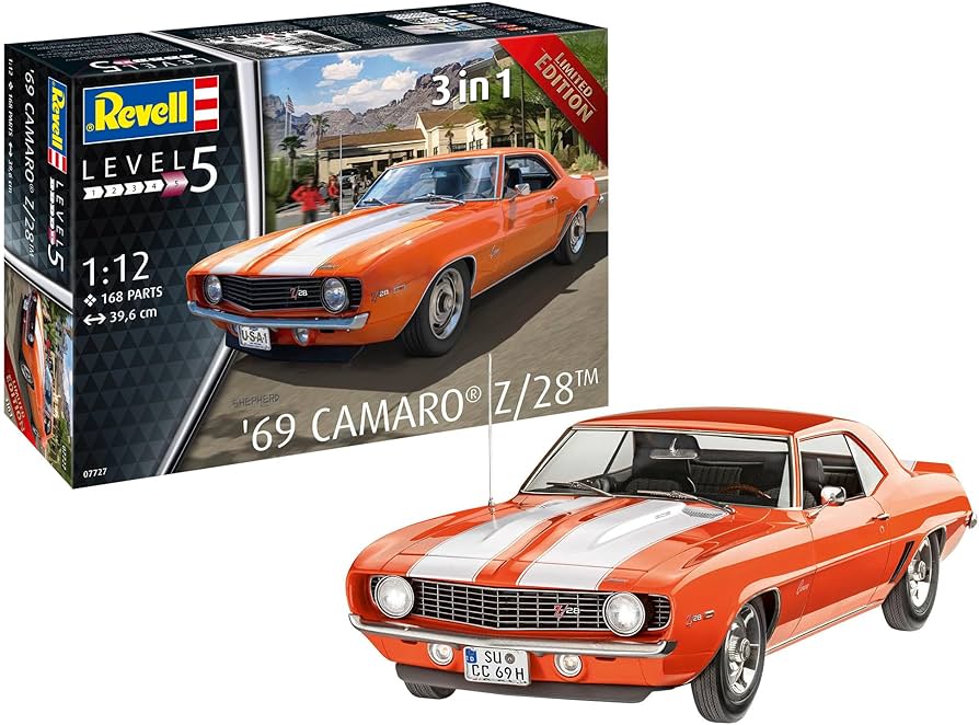 Amazon | ドイツレベル(Revell) 1/12 '69 シェビー カマロ プラモデル