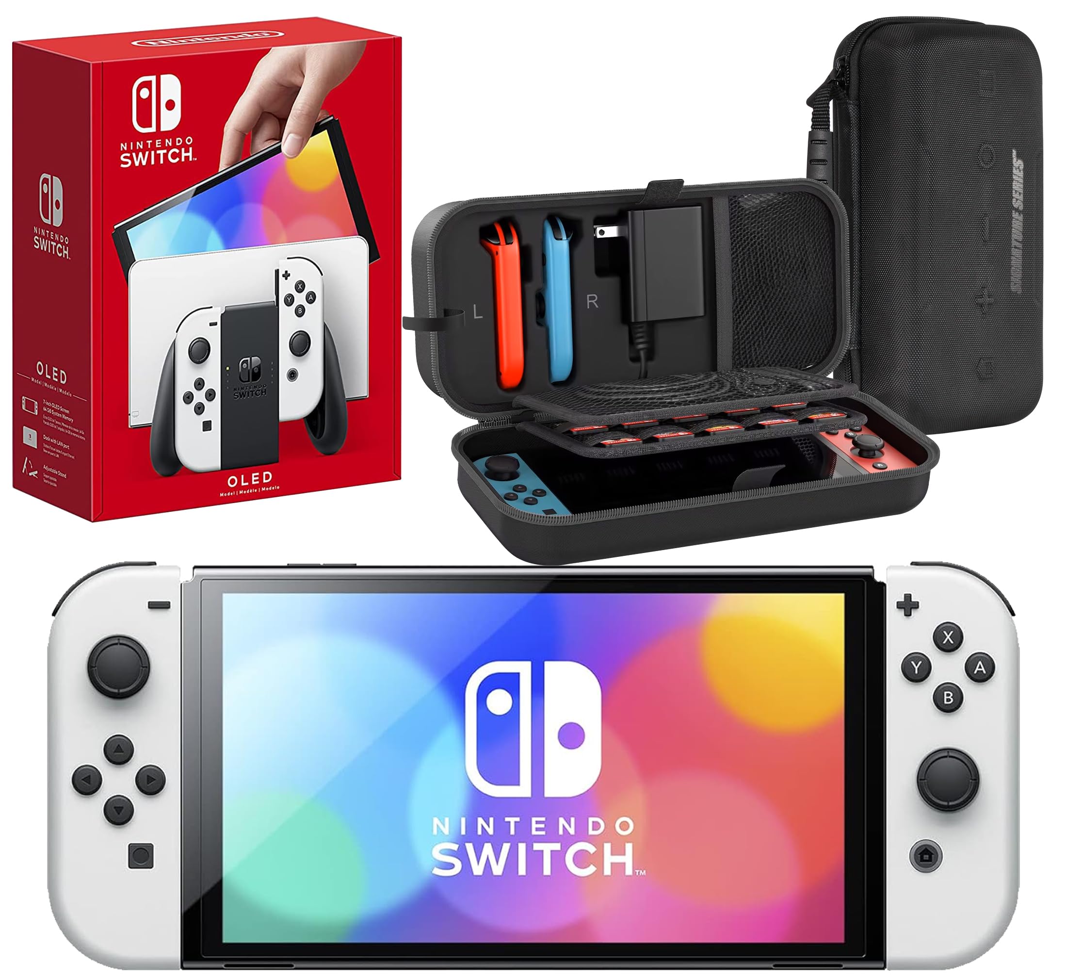 Amazon.com: Nintendo Switch OLED with Signature Series Travel Case