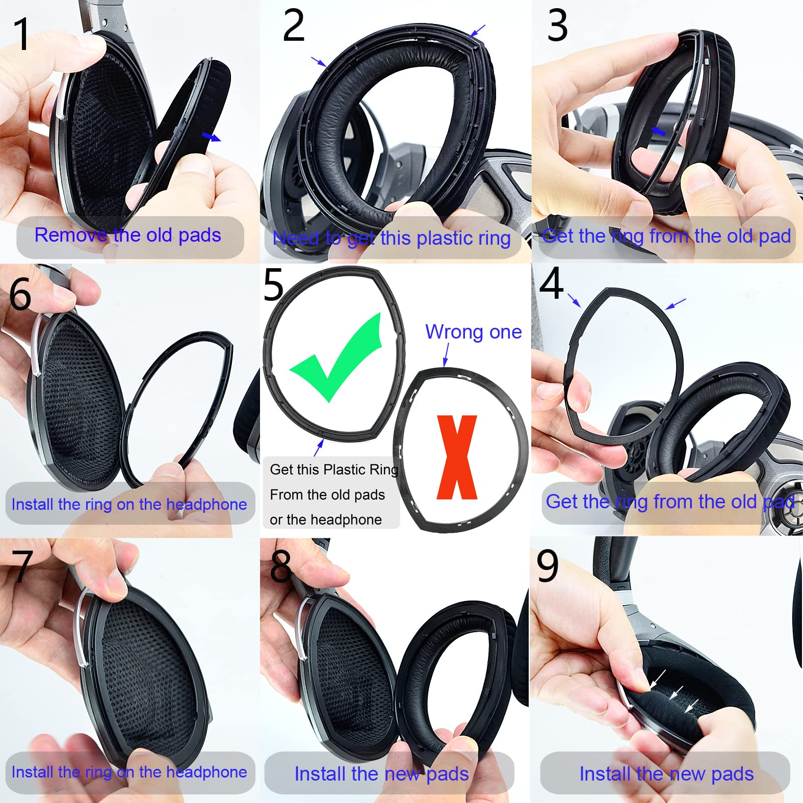 Amazon | HD700 イヤーパッド - defean 交換用イヤーパッド イヤーマフ