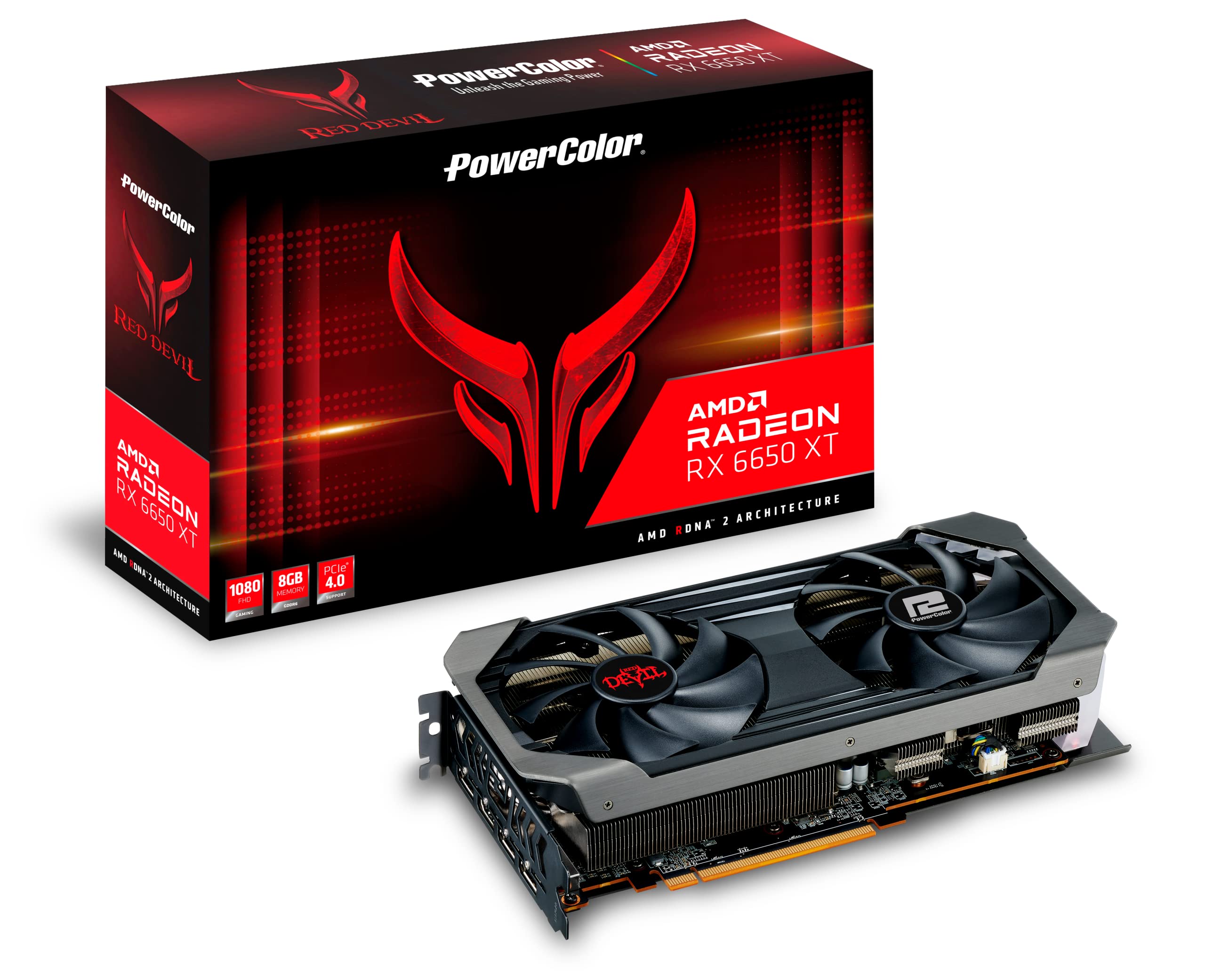 Amazon | POWERCOLOR グラフィックボード AMD Radeon RX6650XT GDDR6