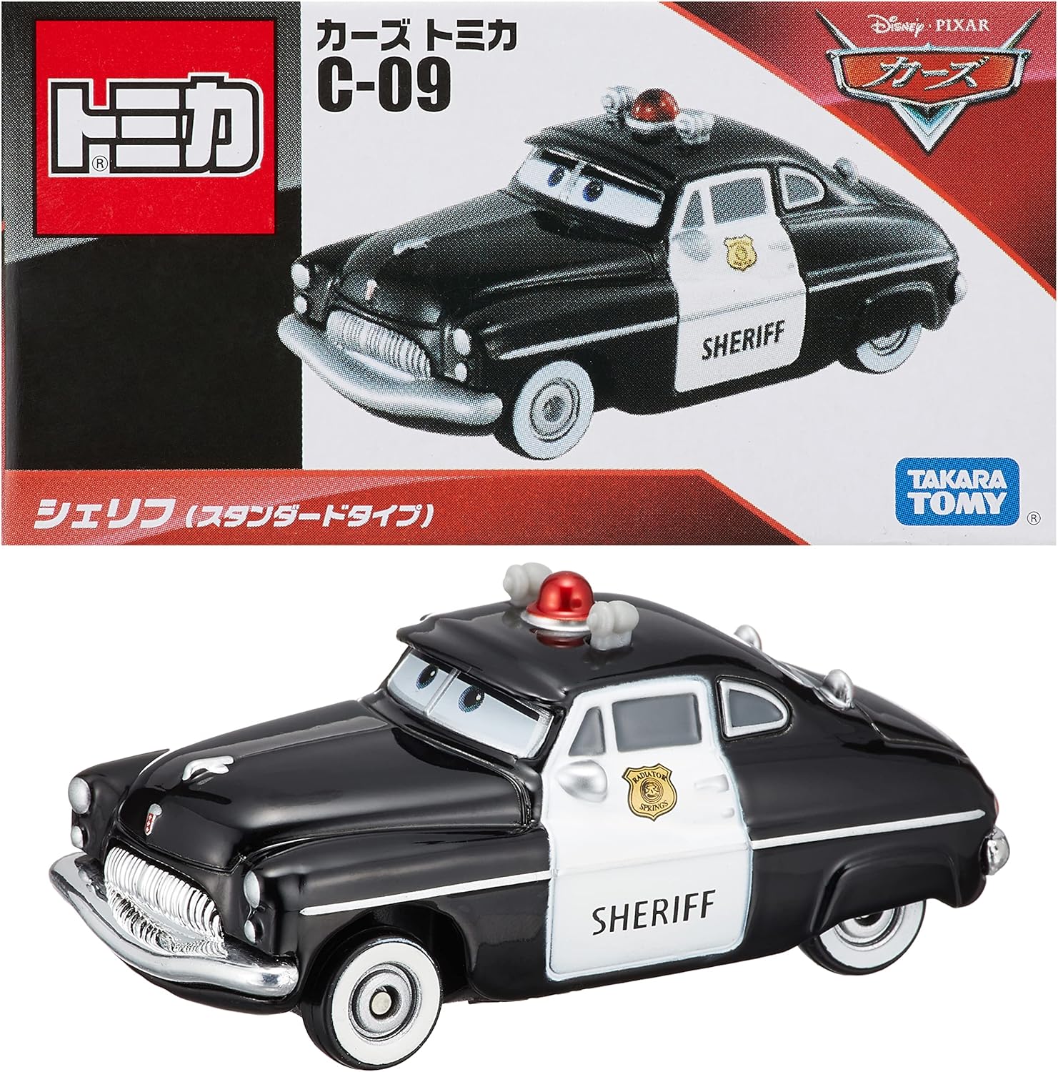 Disney Cars Tomica C-9 Sherif | eBay