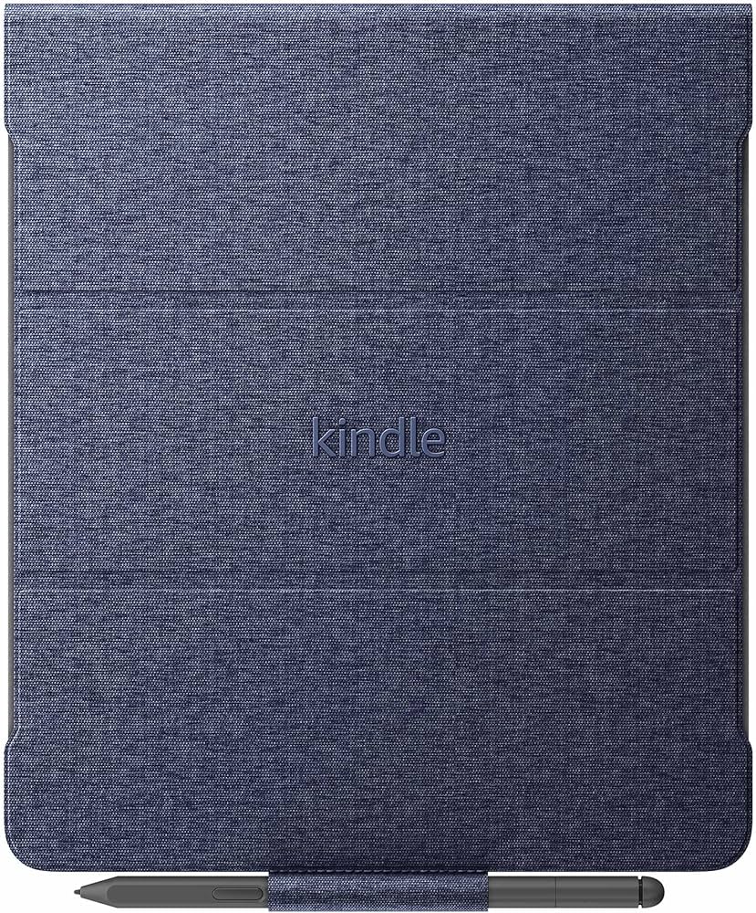 Amazon.com: Amazon Kindle Scribe Fabric Folio Cover with Magnetic