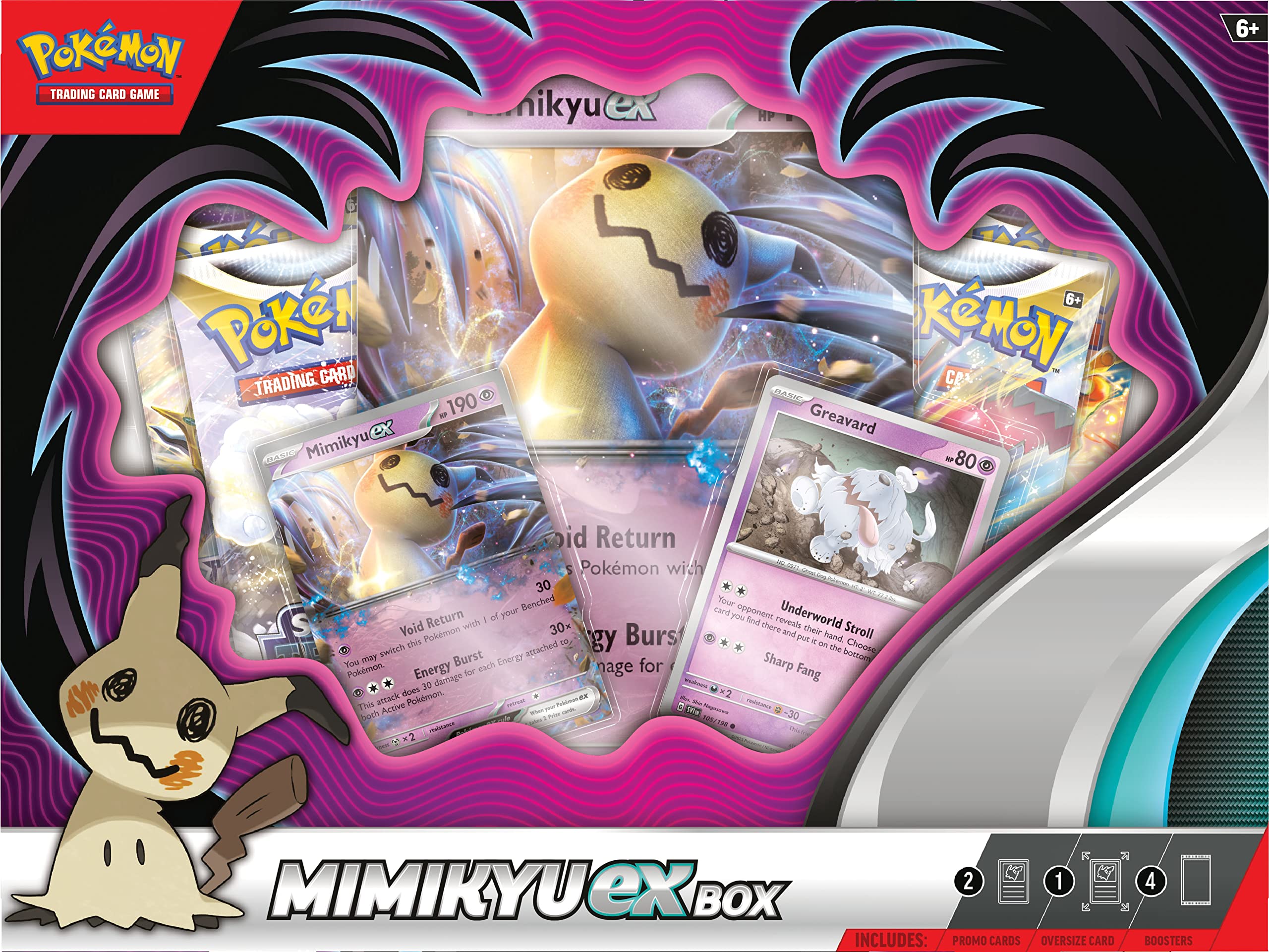 Amazon.com: Pokemon TCG: Mimikyu ex Box : Toys & Games