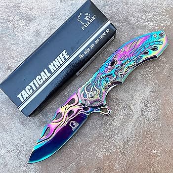 Amazon.com: Falcon 7.75 Inch Folding Pocket Knife 440 Stainless