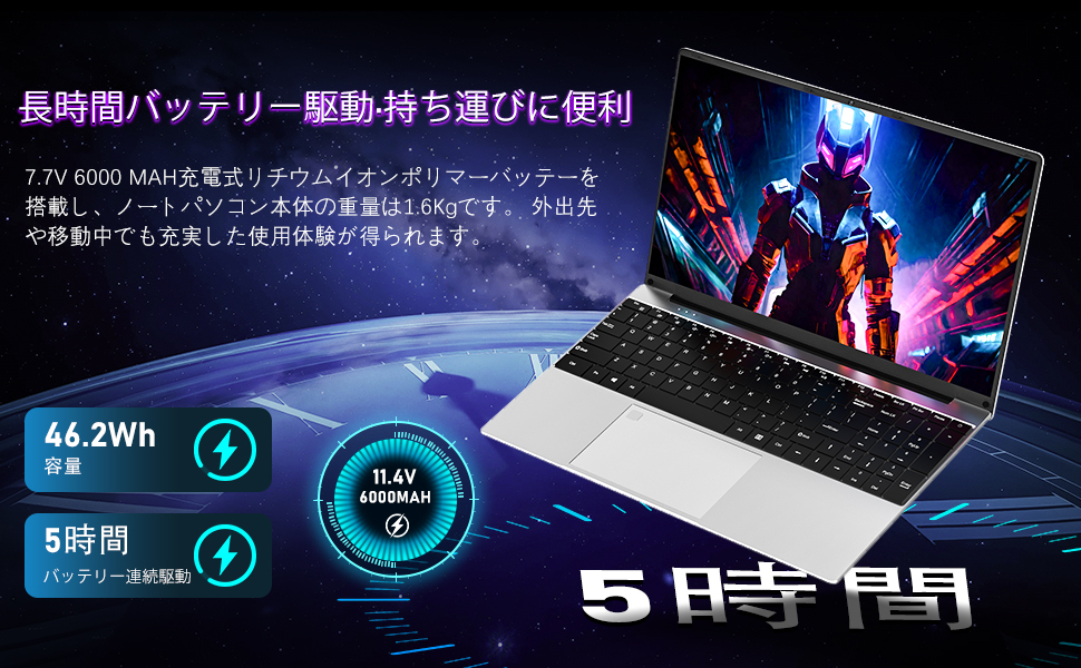 Amazon.co.jp: ノートパソコン N95 FUNYET 薄型 軽量 ノートpc 16