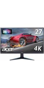 Amazon.co.jp: Acerゲーミングモニター Nitro 27インチ 4K