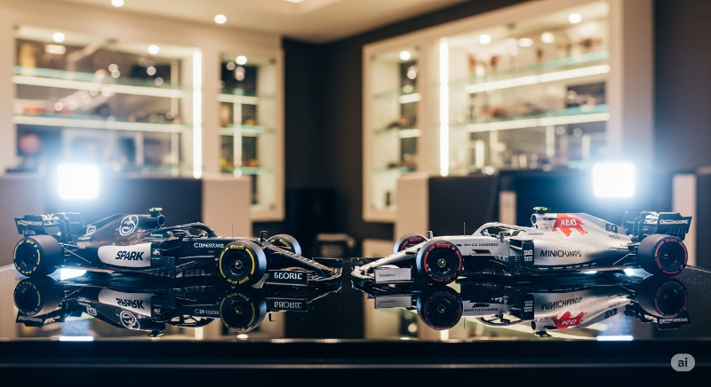 スパークとミニチャンプスを1/18モデルで比較！5つの違いで決める最適