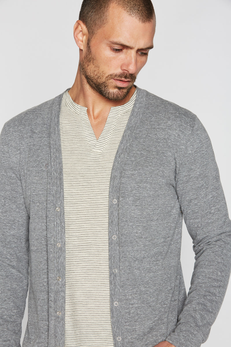 Men's Tri-Blend Cardigan Sweater – Mika Jaymes